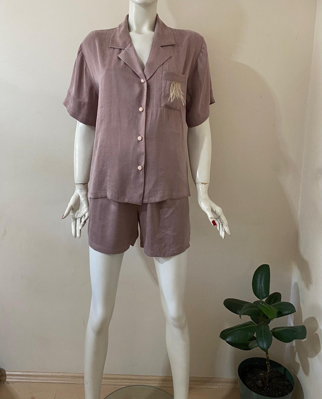 Cupro Pijama Takımı